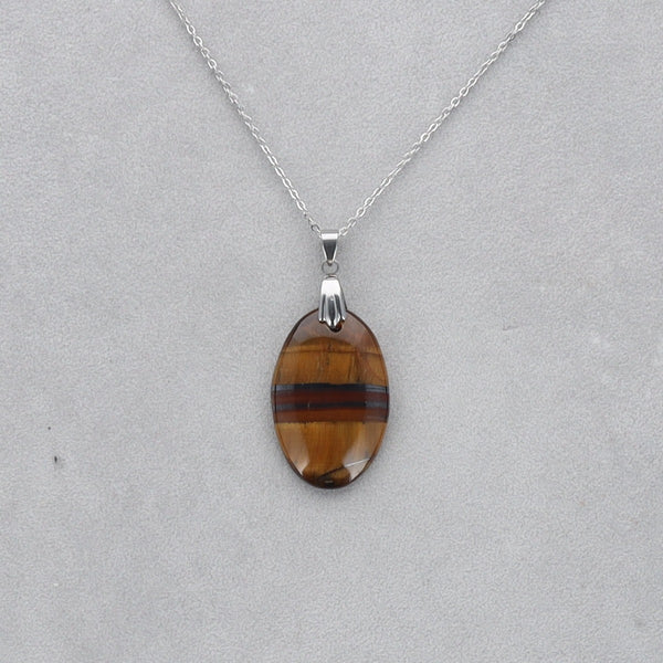 Oeil de Tigre Cabochon percé 38