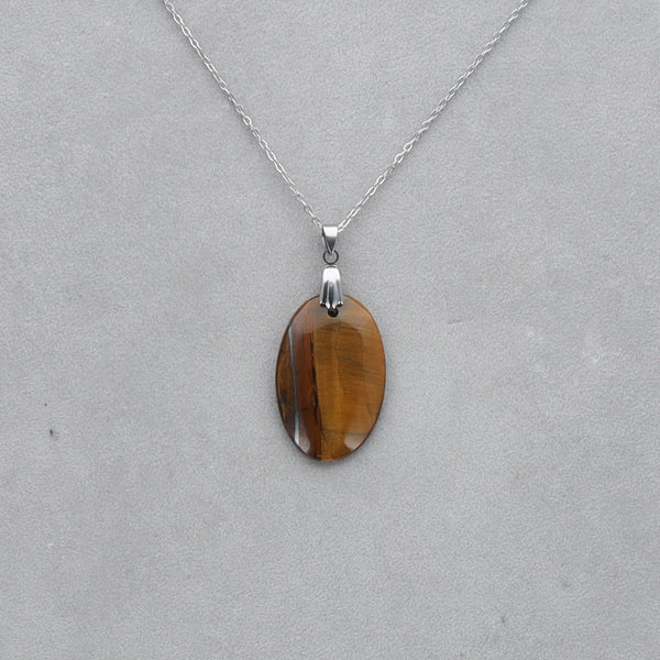 Oeil de Tigre Cabochon percé 60