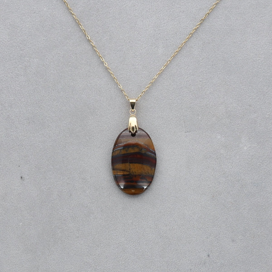 Oeil de Tigre Cabochon percé 62