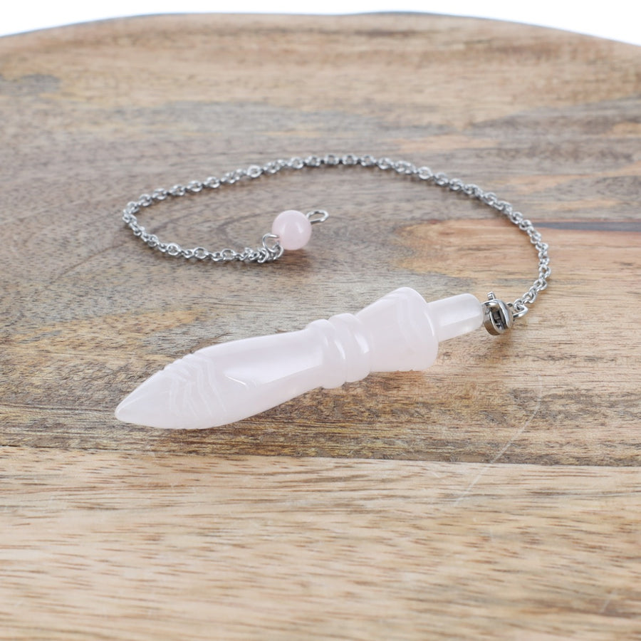 Pendule Thot - Quartz rose