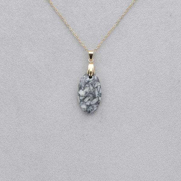 Pinolite Cabochon percé 102
