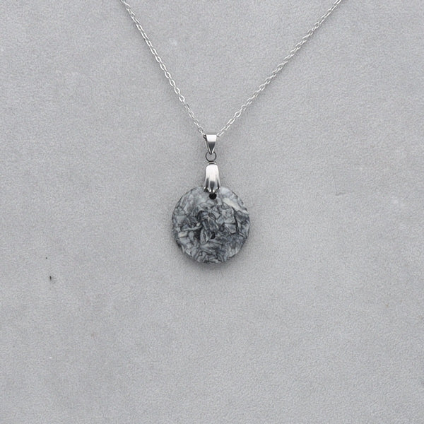 Pinolite Cabochon percé 103