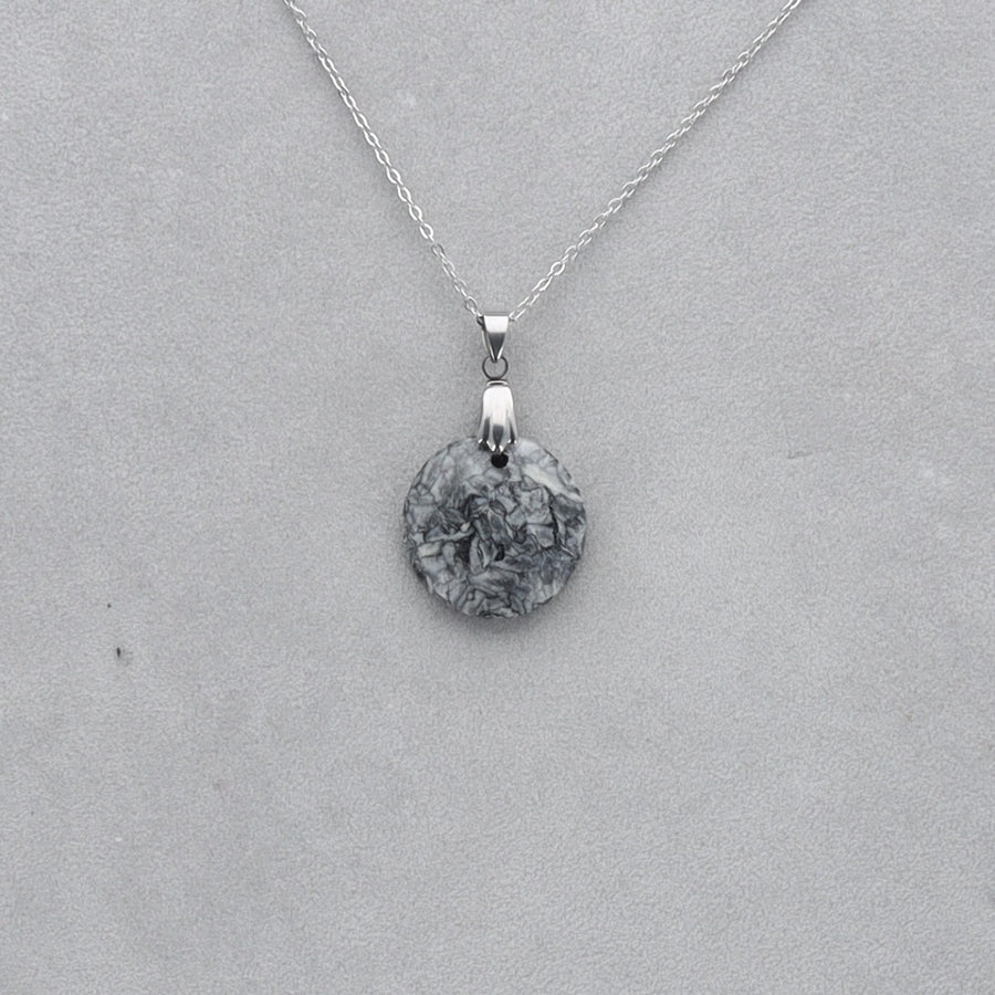 Pinolite Cabochon percé 103