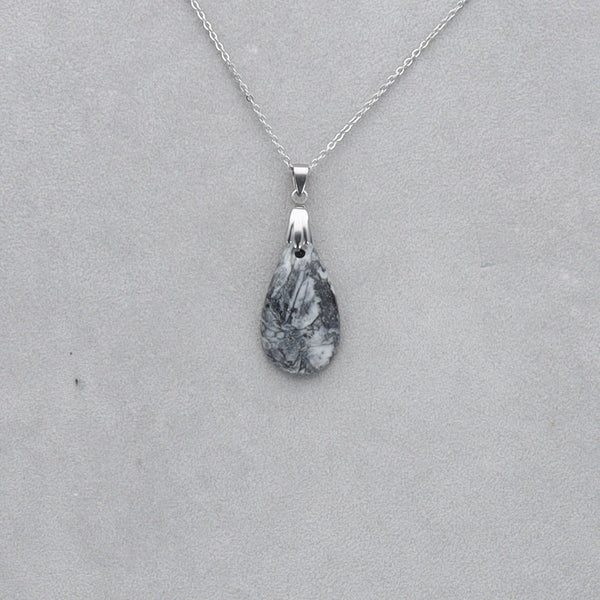Pinolite Cabochon percé 106