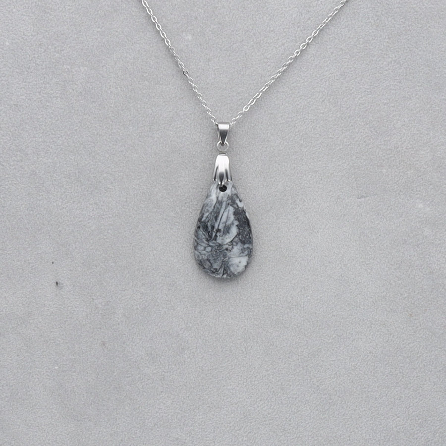 Pinolite Cabochon percé 106