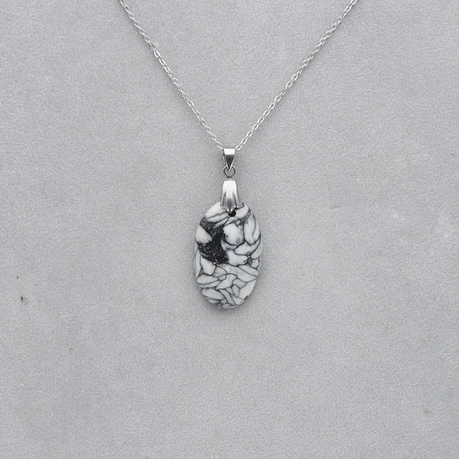 Pinolite Cabochon percé 107