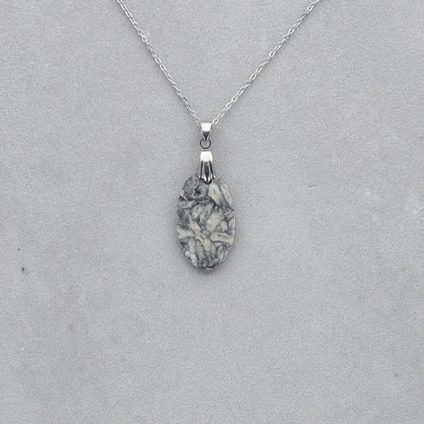 Pinolite Cabochon percé 108