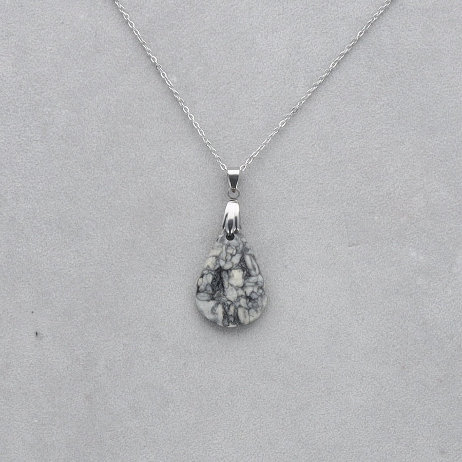 Pinolite Cabochon percé 110