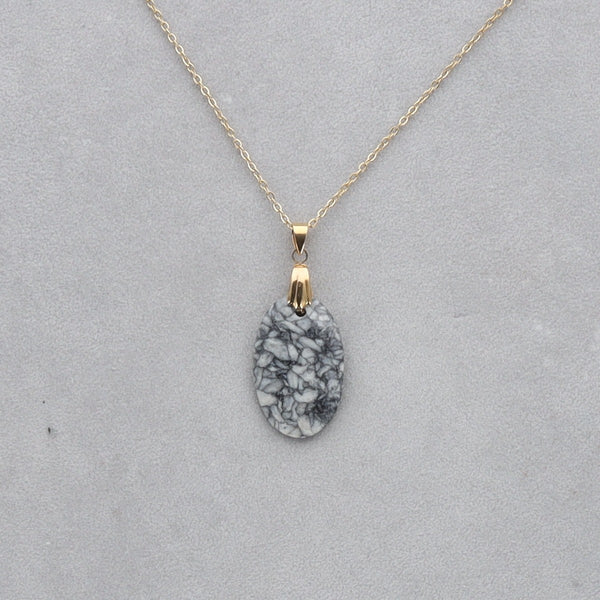 Pinolite Cabochon percé 111