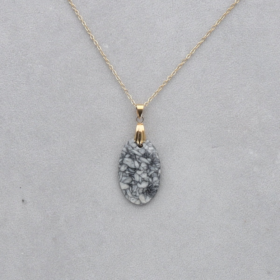 Pinolite Cabochon percé 111
