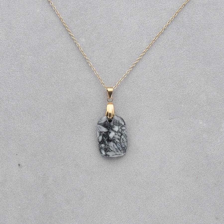 Pinolite Cabochon percé 112