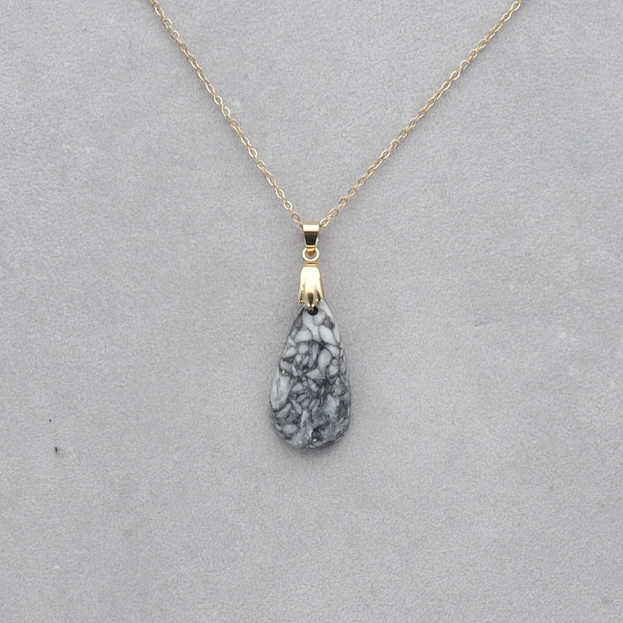Pinolite Cabochon percé 114