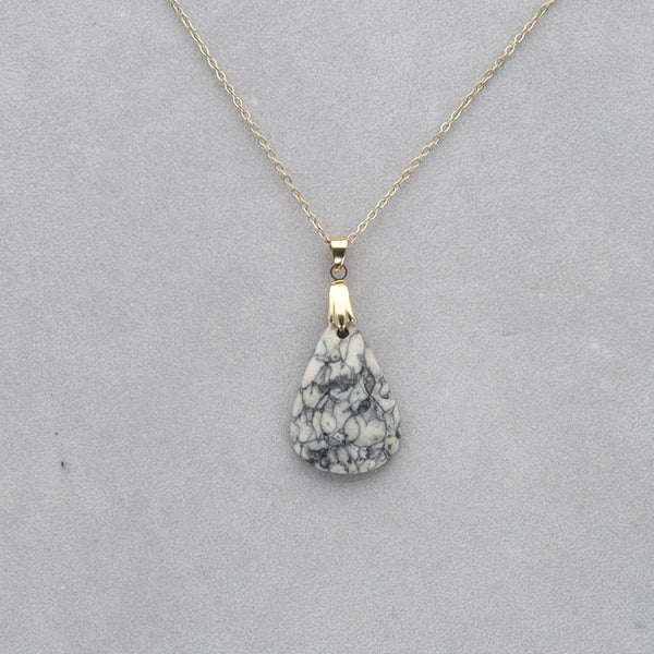 Pinolite Cabochon percé 116