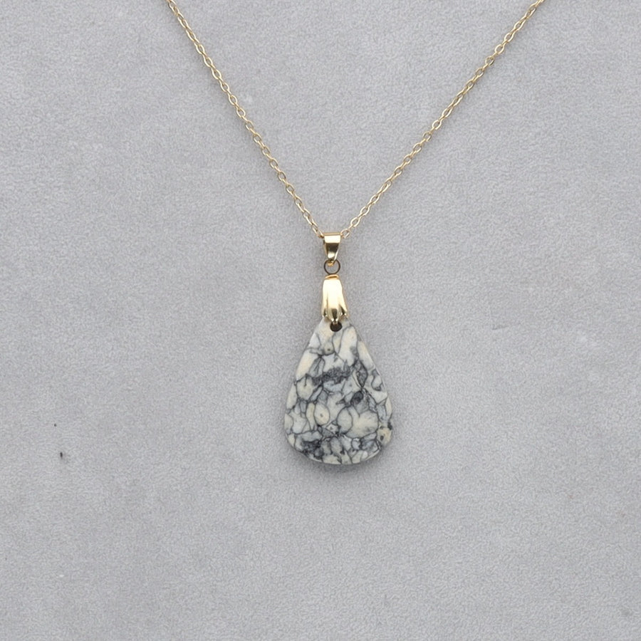 Pinolite Cabochon percé 116