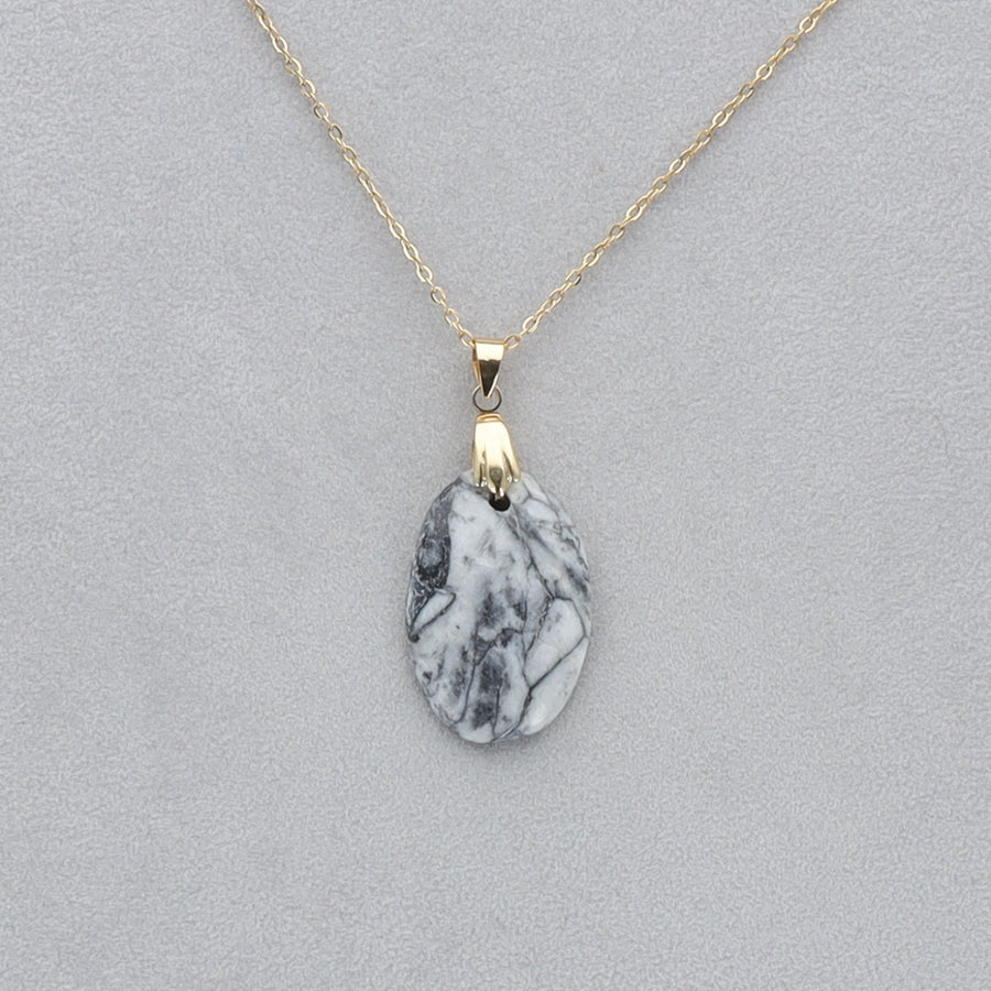 Pinolite Cabochon percé 76
