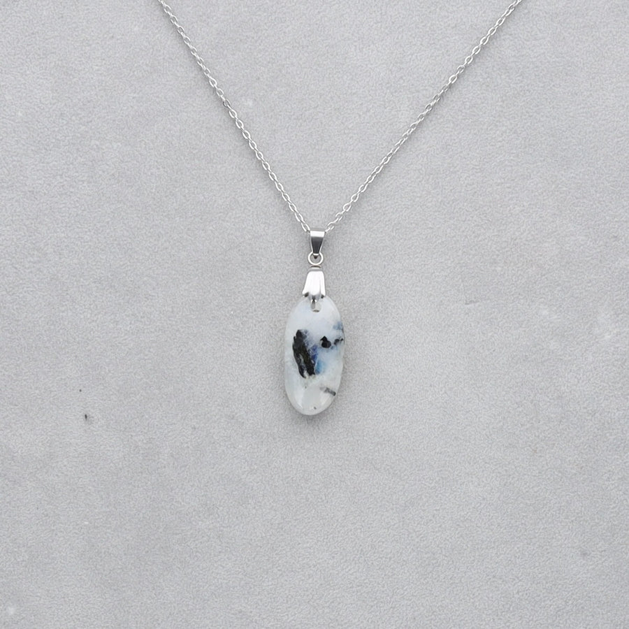 Pierre de Lune Tourmaline Cabochon percé 54