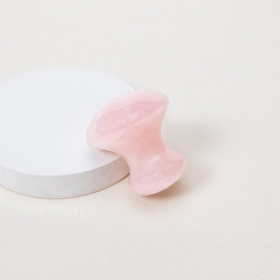 Champignon de massage Toad - Quartz rose