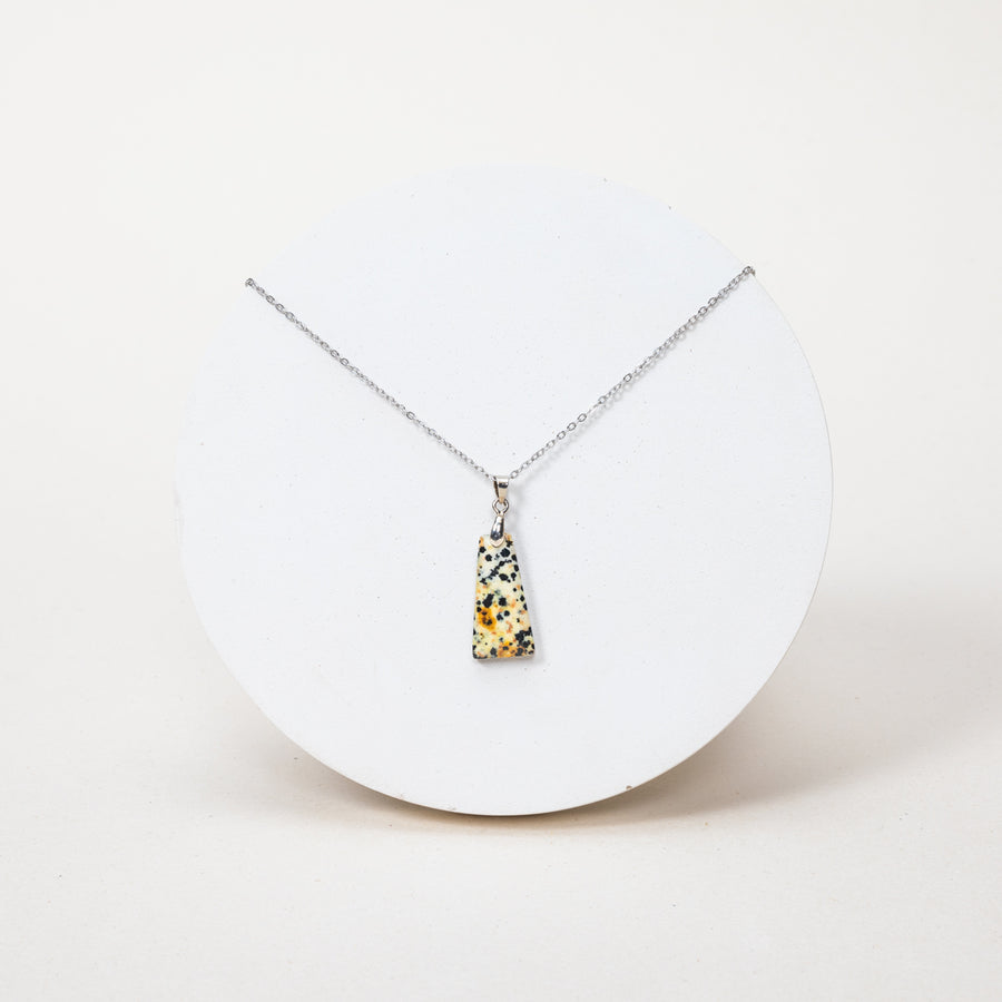 Pendentif Lucia - Jaspe Dalmatien