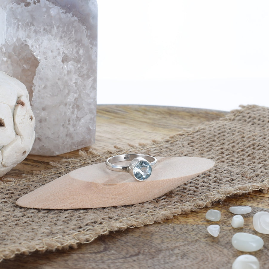 Prisha - Bague Argent 925 Topaze