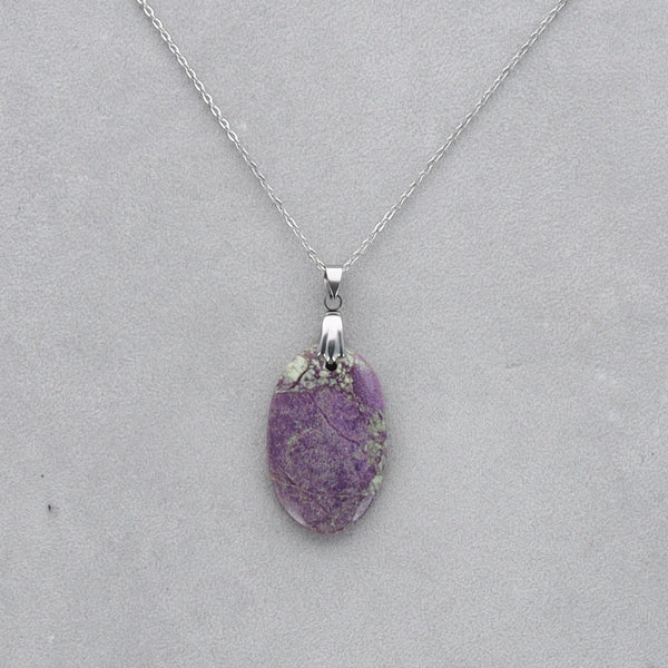 Purpurite Cabochon percé 16