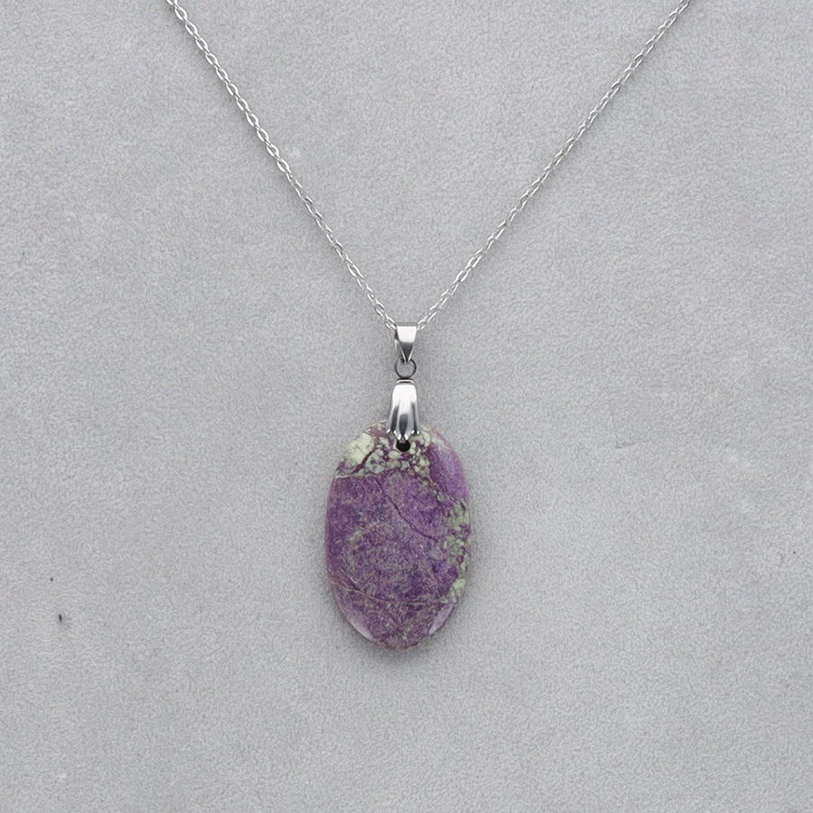 Purpurite Cabochon percé 16