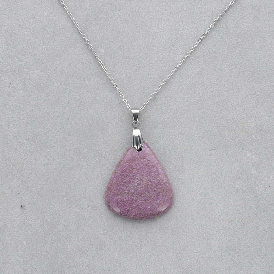 Purpurite Cabochon percé 17