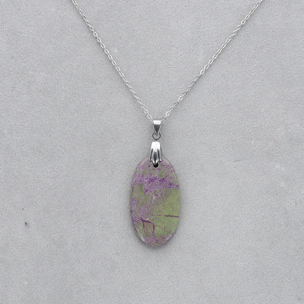 Purpurite Cabochon percé 18
