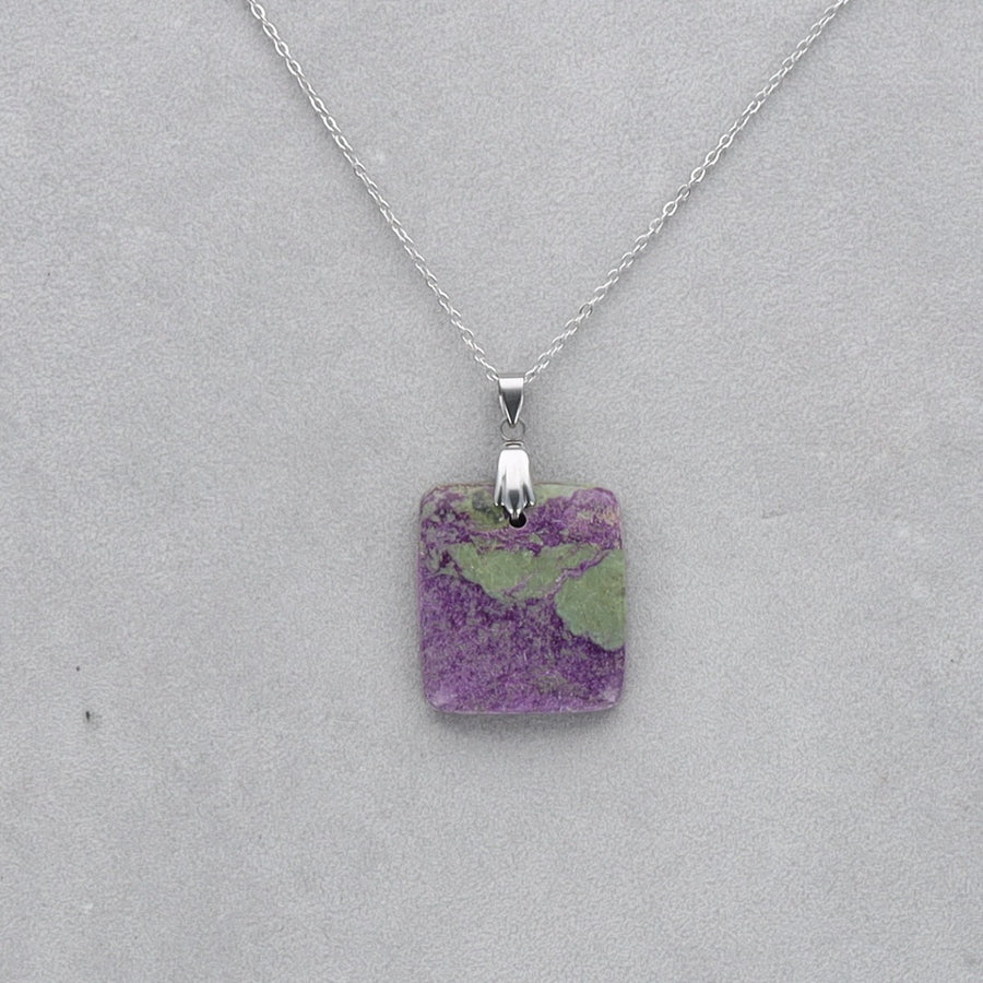 Purpurite Cabochon percé 19