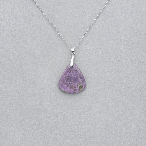 Purpurite Cabochon percé 1
