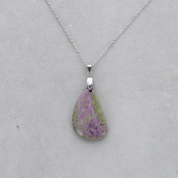 Purpurite Cabochon percé 21