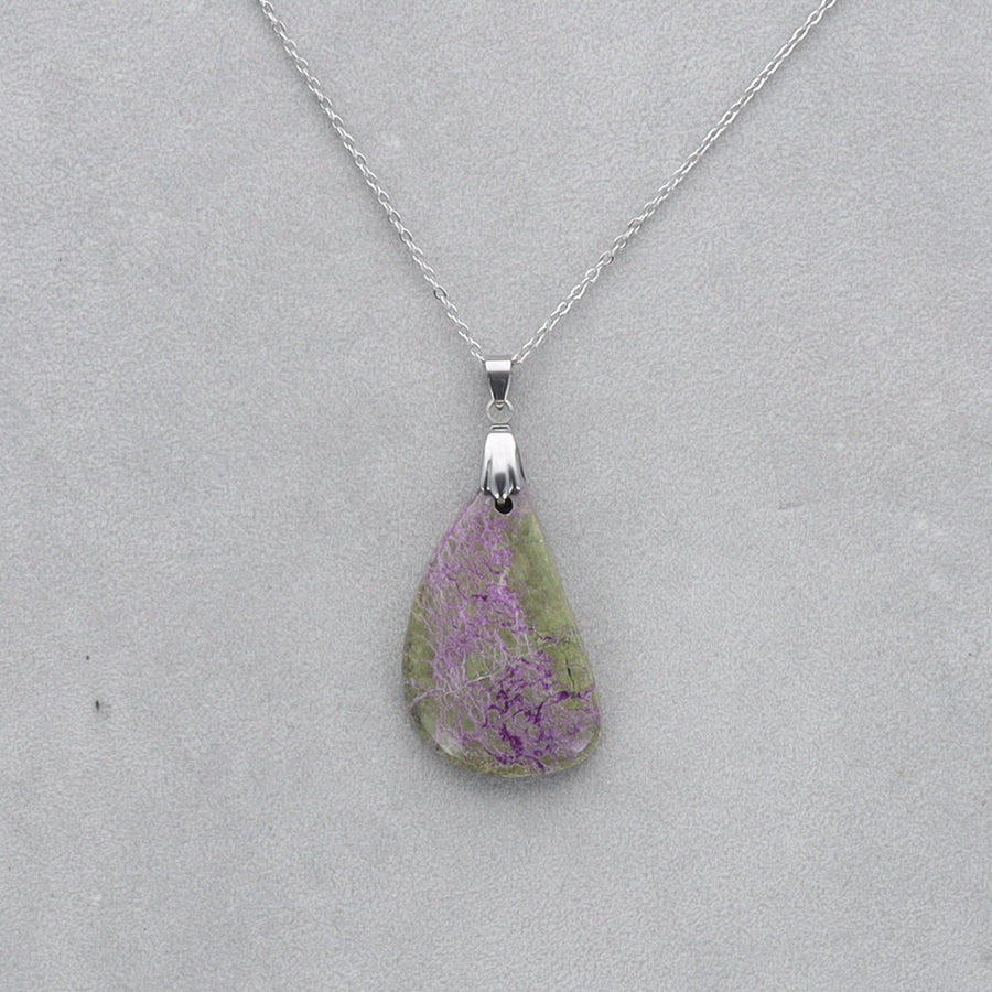 Purpurite Cabochon percé 21