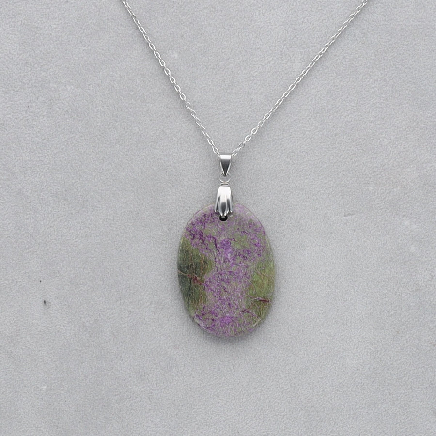 Purpurite Cabochon percé 22