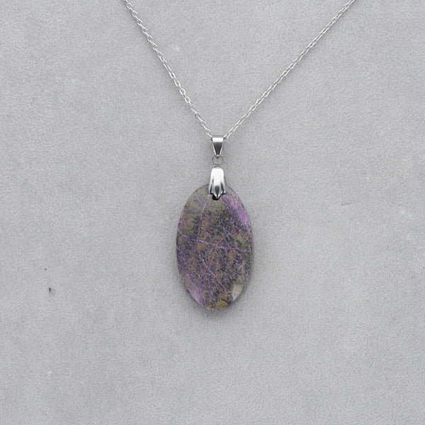Purpurite Cabochon percé 24