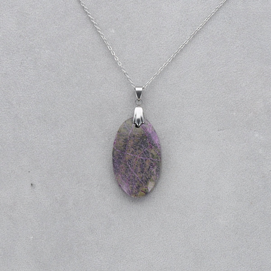 Purpurite Cabochon percé 24