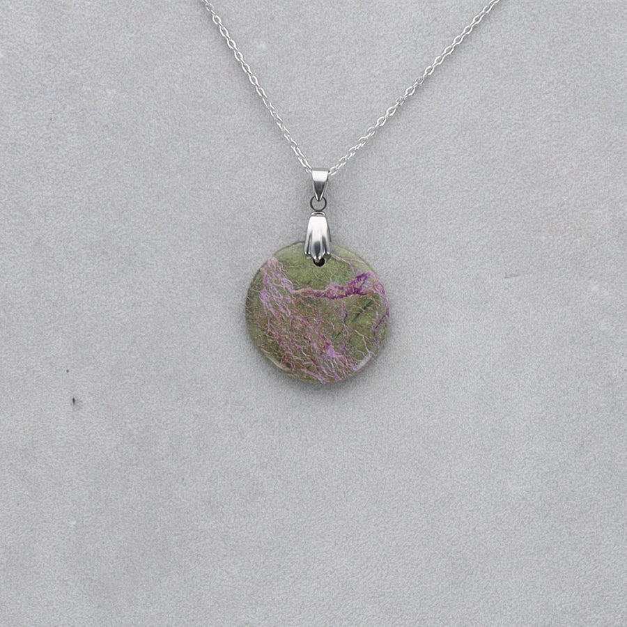 Purpurite Cabochon percé 25