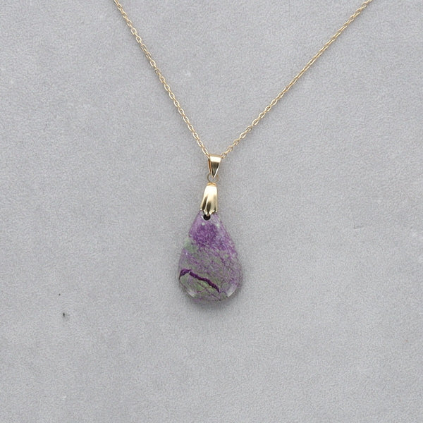 Purpurite Cabochon percé 26