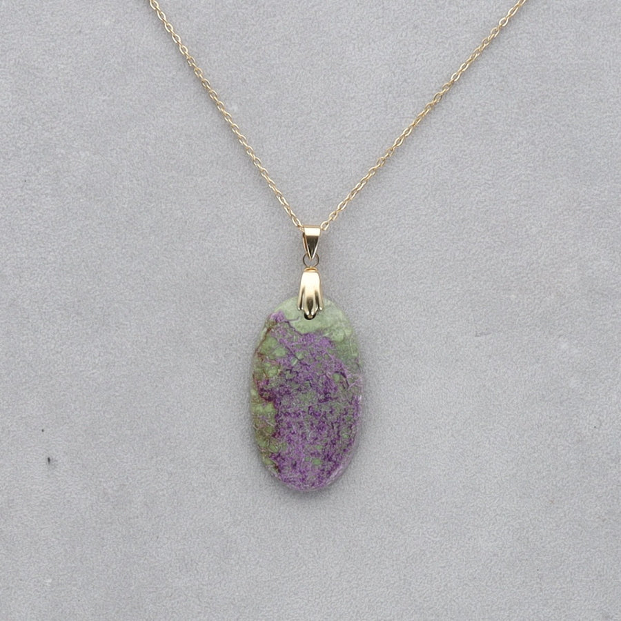 Purpurite Cabochon percé 29