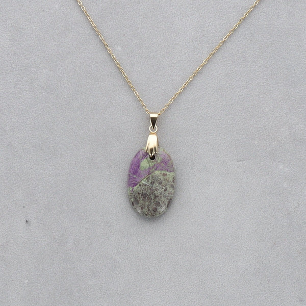 Purpurite Cabochon percé 31