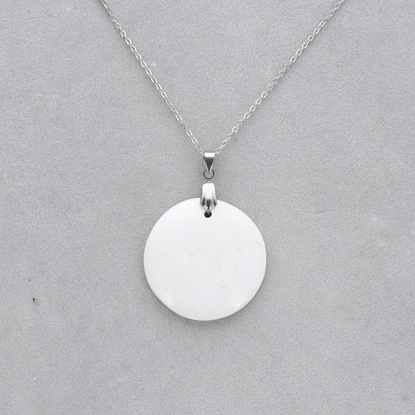 Scolécite Cabochon percé 46