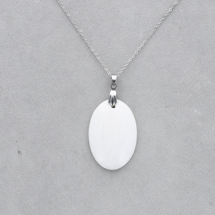 Scolécite Cabochon percé 48
