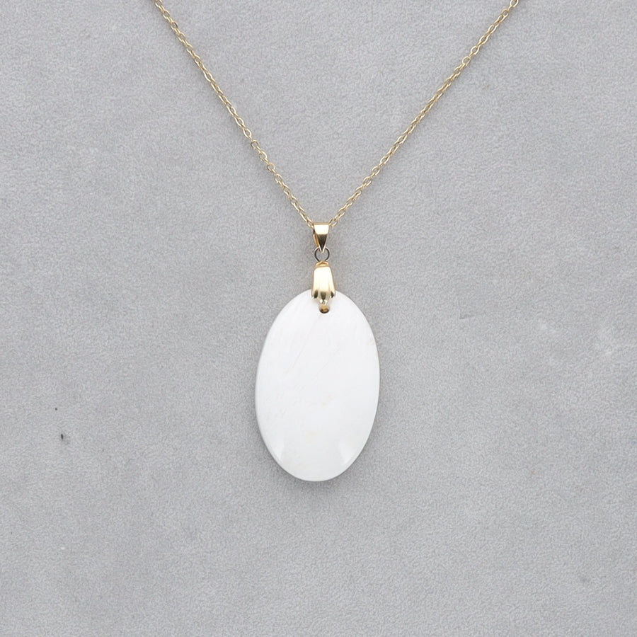 Scolécite Cabochon percé 60