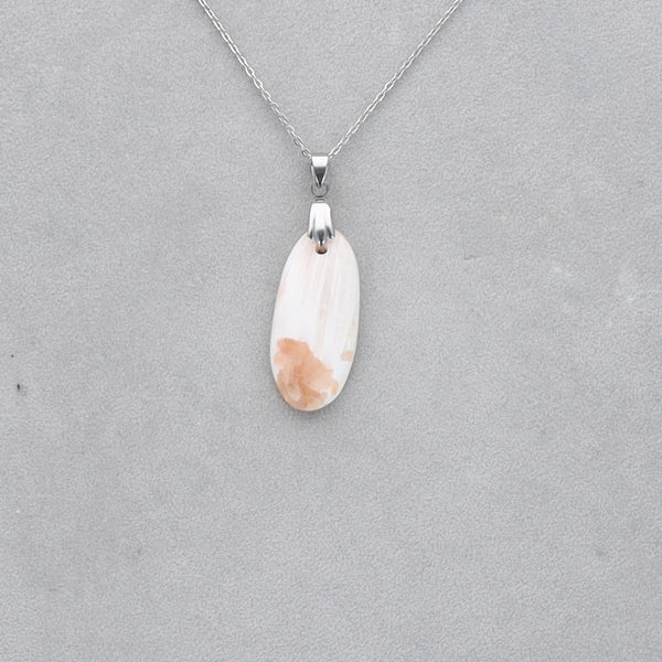 Scolécite Rose Cabochon percé 38