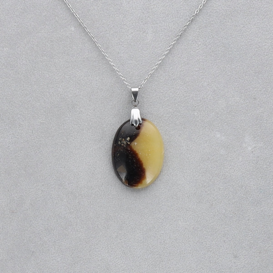 Septaria Cabochon percé 22