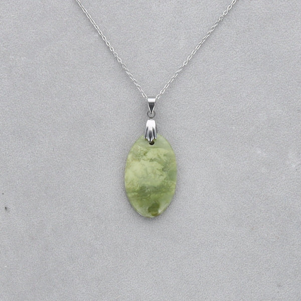 Serpentine Cabochon percé 2