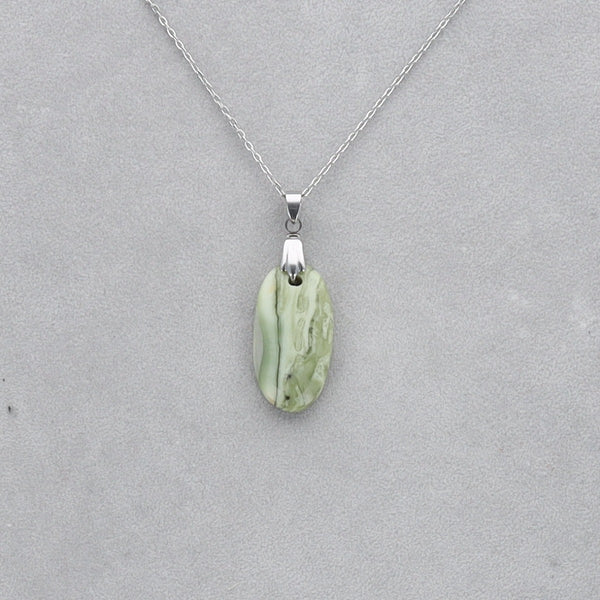 Serpentine Cabochon percé 5