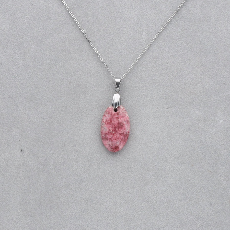 Thulite Cabochon percé 96