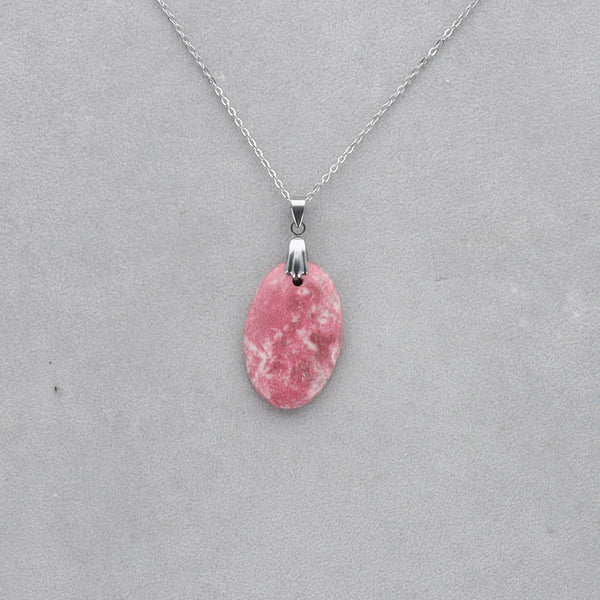 Thulite Cabochon percé 97