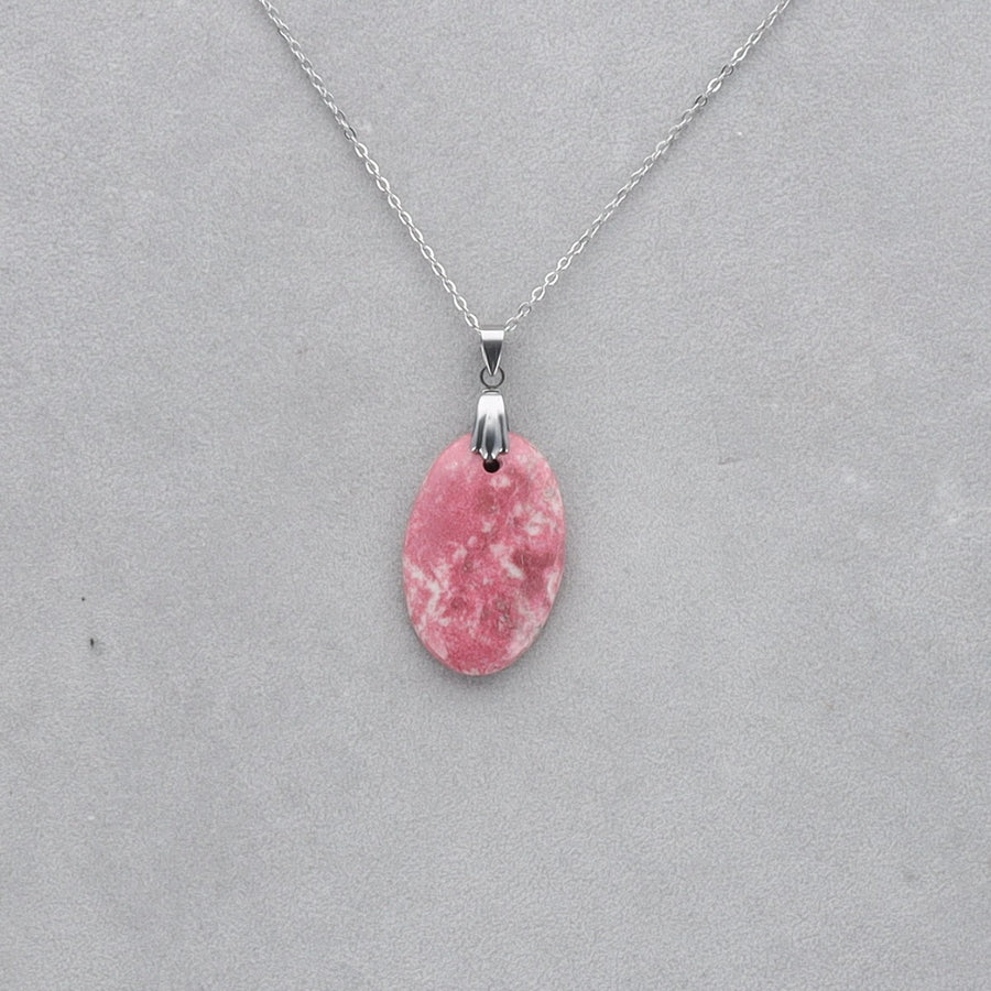 Thulite Cabochon percé 97