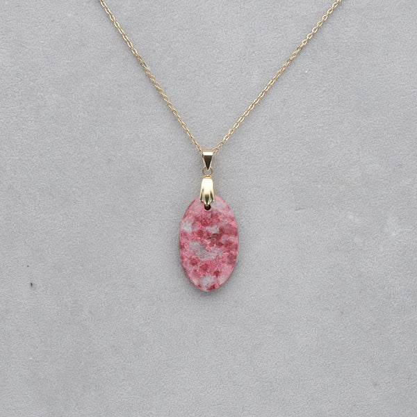 Thulite Cabochon percé 99