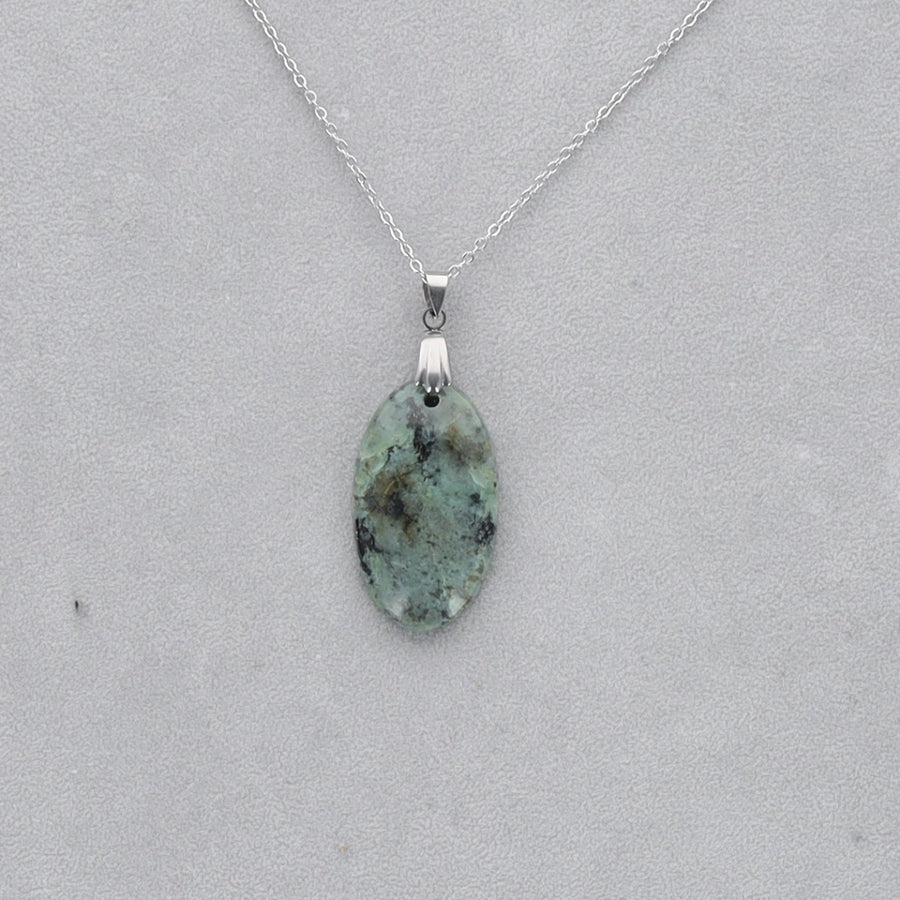 Turquoise Africaine Cabochon percé 5